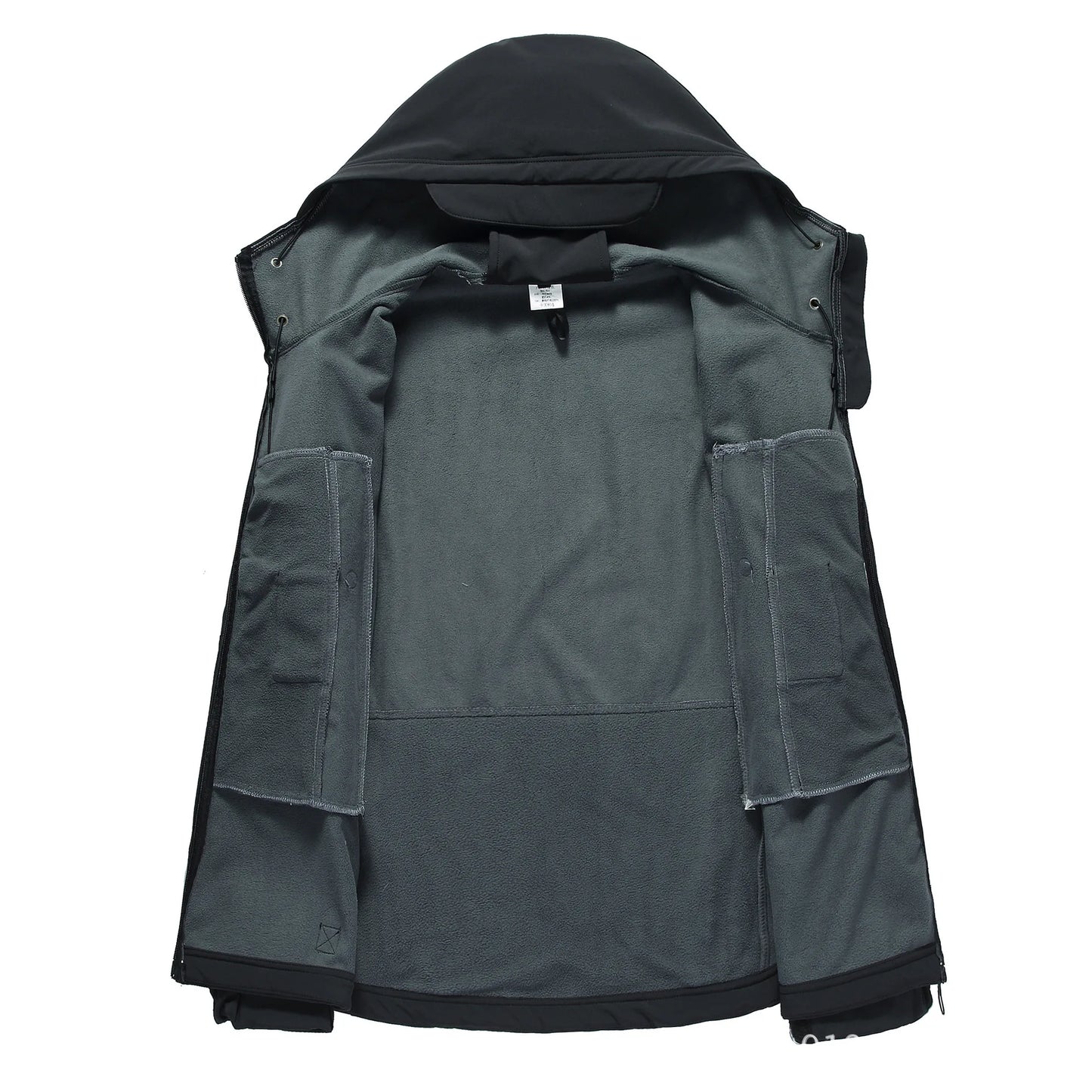 Men's Winter SoftShell Fleece Waterproof Jackets Male Hood Coats For Fishin/Hiking/Camping