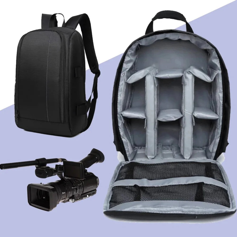 Outdoor Wear-resisting DSLR Digital Camera Video Backpack