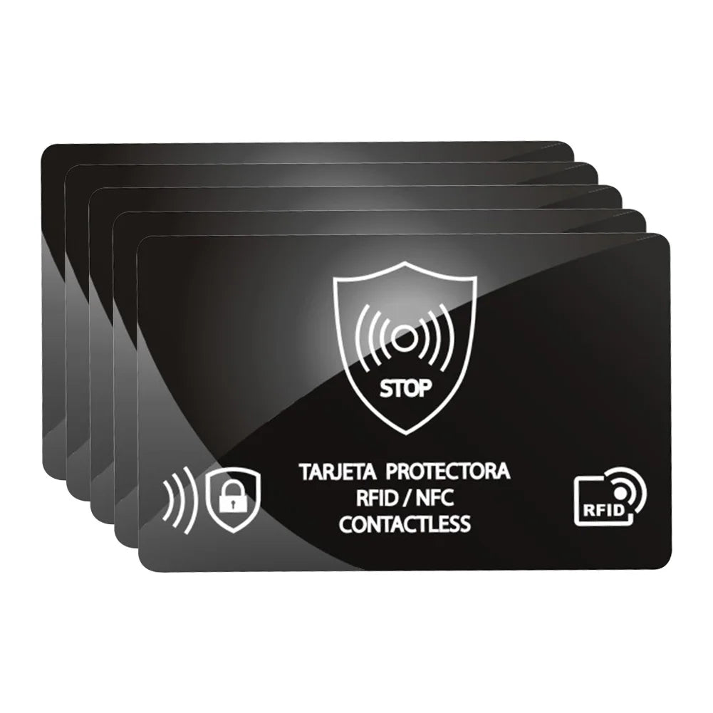 5Pcs RFID Blocking Card For Credit Card Protection