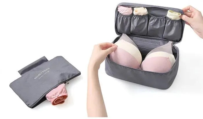 Portable Travel Bra Underwear Organizer Bag