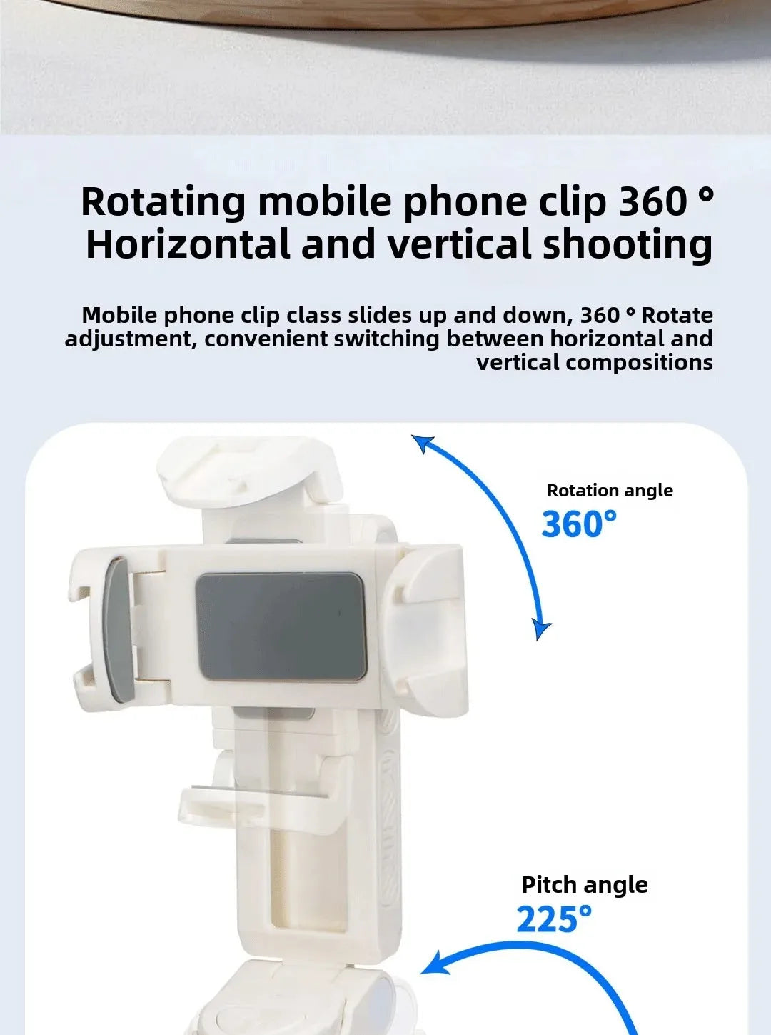 Super Mini Selfie Stick Portable Phone Holder Shooting Aid Versatile Integrated Design Bluetooth Remote For Live Broadcast
