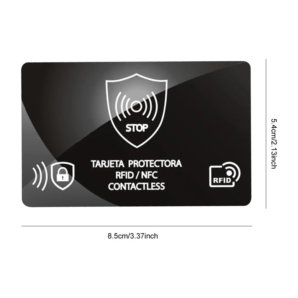 5Pcs RFID Blocking Card For Credit Card Protection