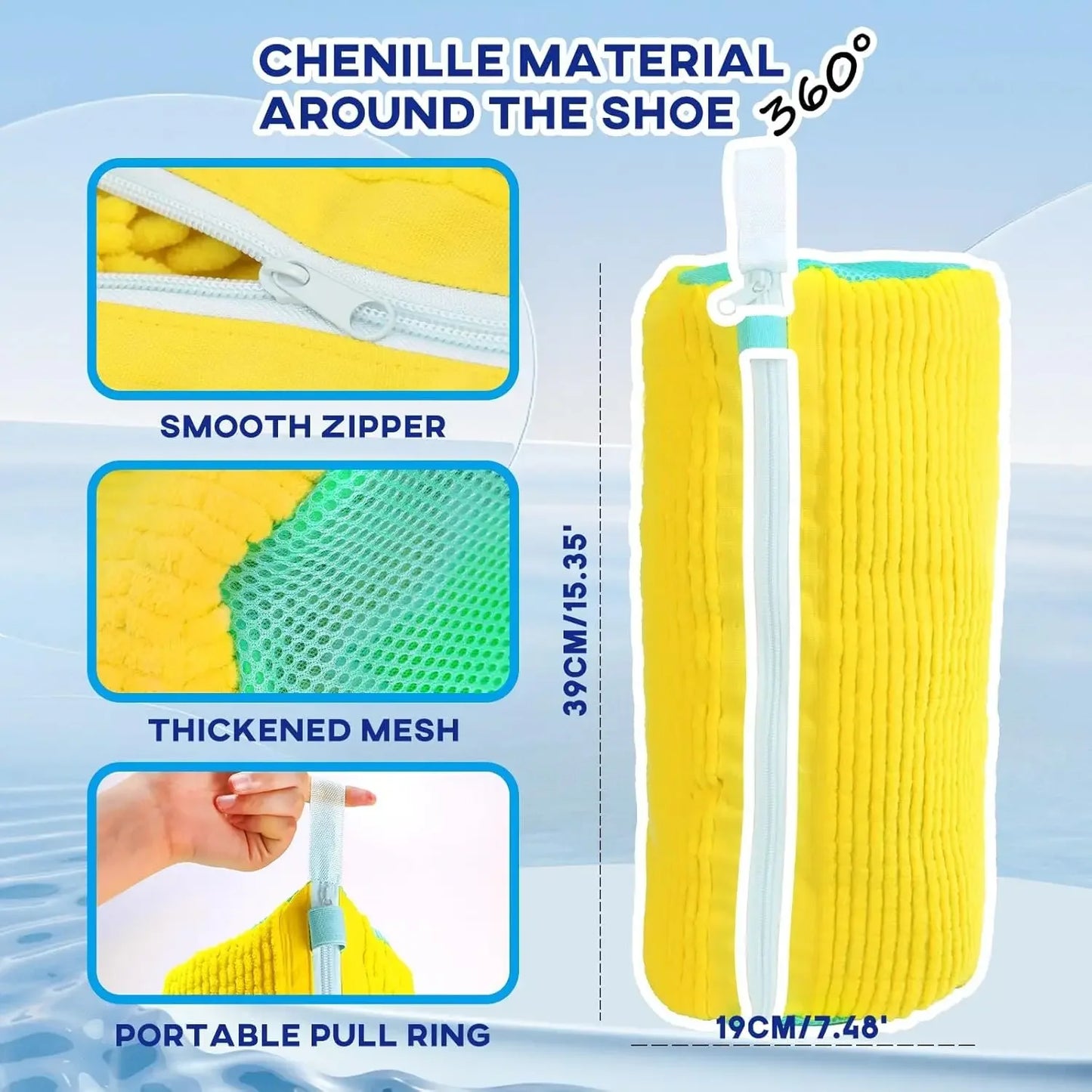 Washable Shoe Bag - Soft Fiber