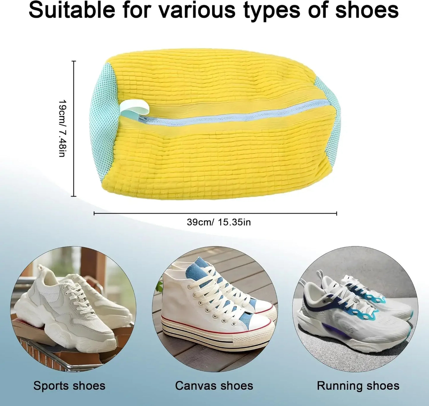 Washable Shoe Bag - Soft Fiber