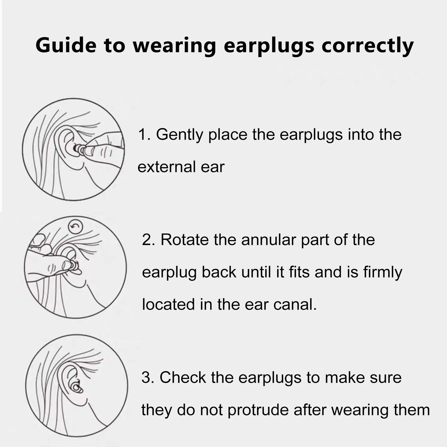 HUAK Ear Plugs for Noise Reduction – Super Soft