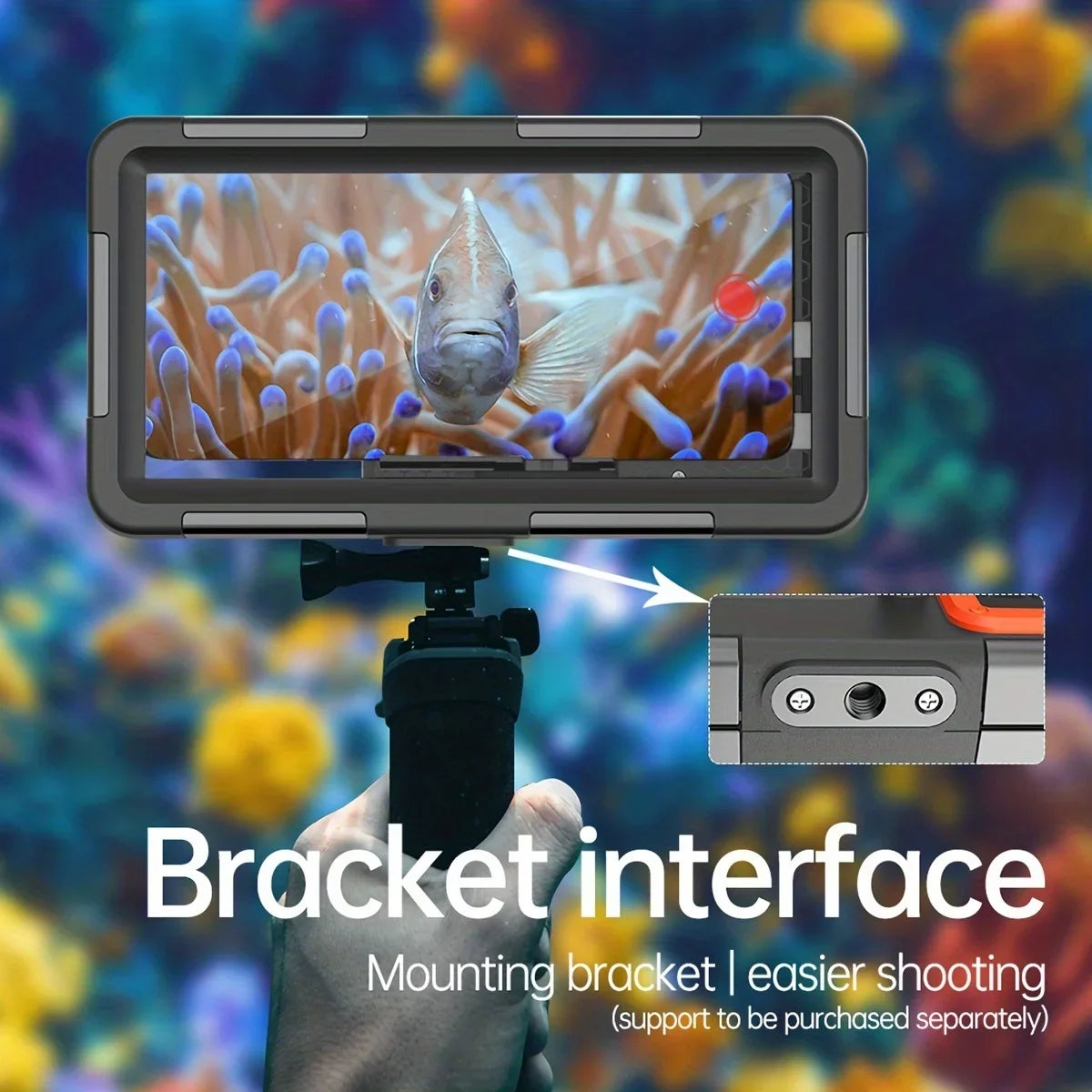 Waterproof Phone Case For iPhone Samsung 6.8" Phone - 50ft
