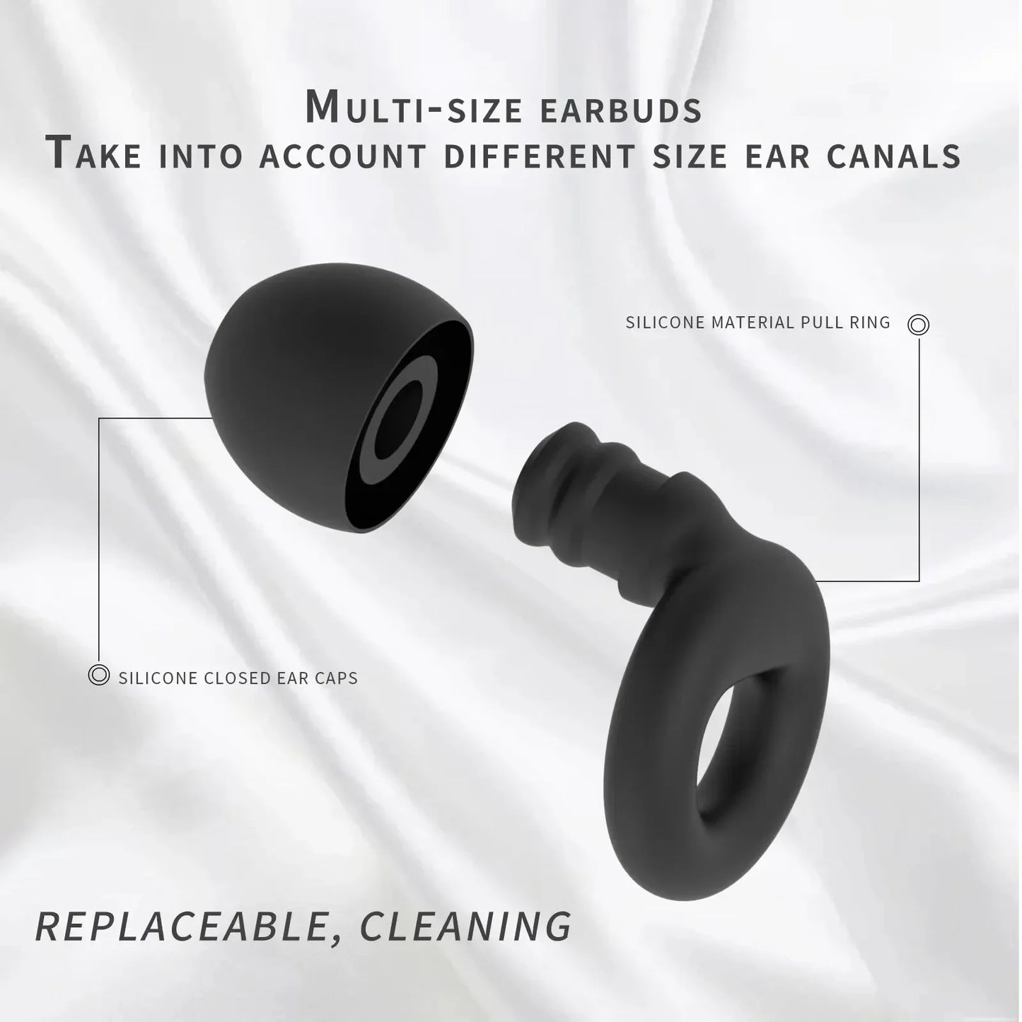 HUAK Ear Plugs for Noise Reduction – Super Soft