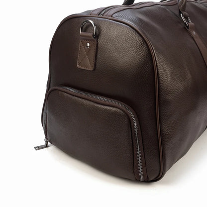 Luxury Genuine Leather Men Duffle Bag