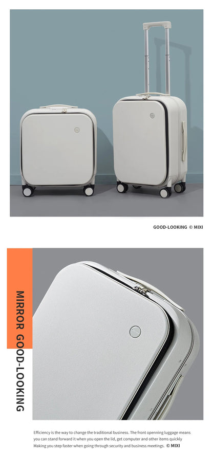 Mixi Design Suitcase Rolling Luggage  18 20 24 Inch