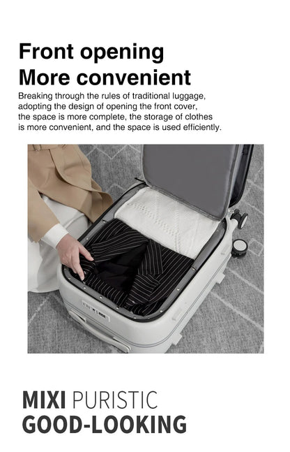 Mixi Design Suitcase Rolling Luggage  18 20 24 Inch