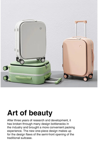 Mixi Design Suitcase Rolling Luggage  18 20 24 Inch