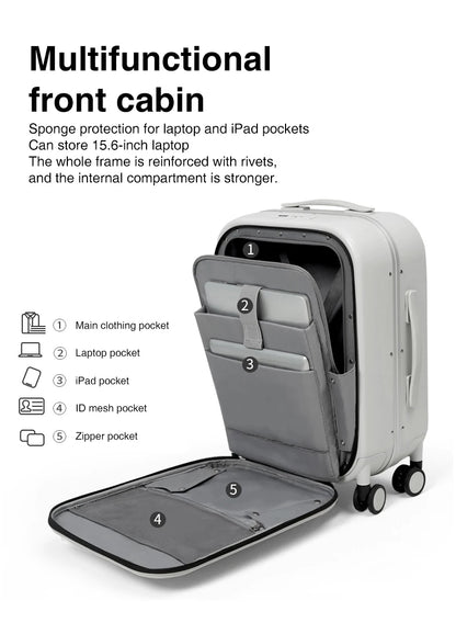 Mixi Design Suitcase Rolling Luggage  18 20 24 Inch