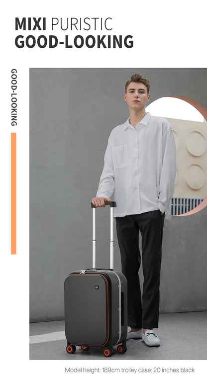 Mixi Design Suitcase Rolling Luggage  18 20 24 Inch