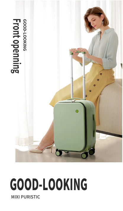Mixi Design Suitcase Rolling Luggage  18 20 24 Inch