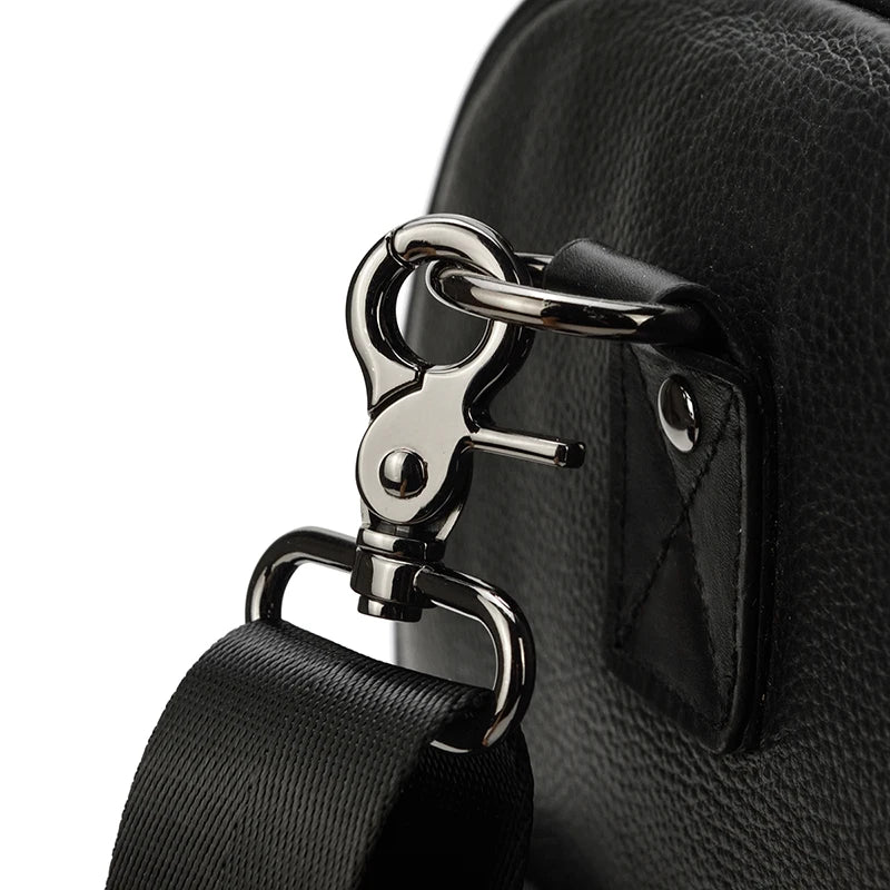Luxury Genuine Leather Men Duffle Bag