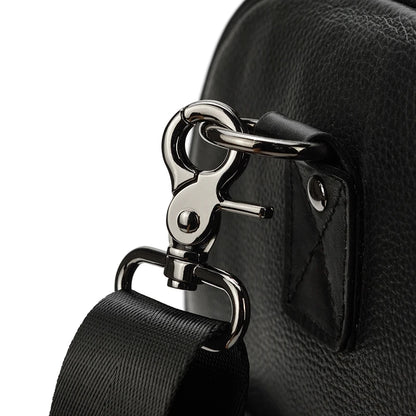 Luxury Genuine Leather Men Duffle Bag