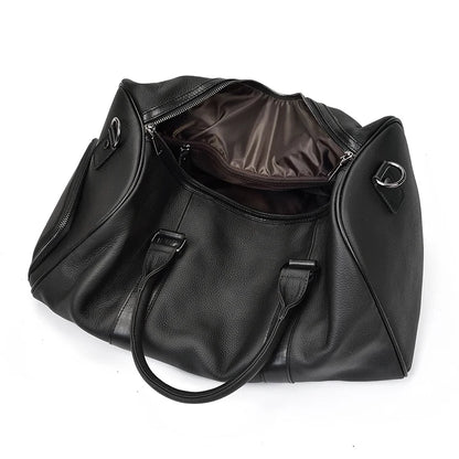 Luxury Genuine Leather Men Duffle Bag