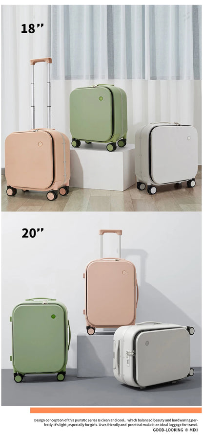 Mixi Design Suitcase Rolling Luggage  18 20 24 Inch