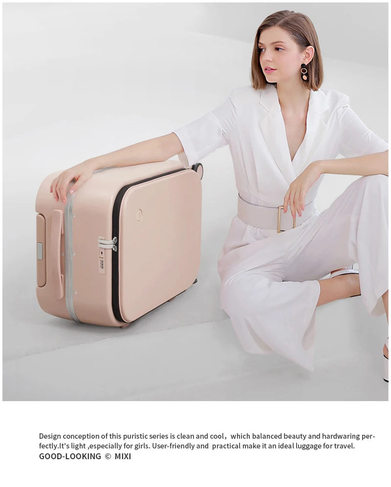 Mixi Design Suitcase Rolling Luggage  18 20 24 Inch