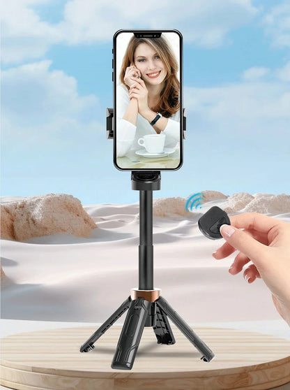 Super Mini Selfie Stick Portable Phone Holder Shooting Aid Versatile Integrated Design Bluetooth Remote For Live Broadcast
