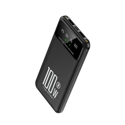 100W Super Fast Charging Power Bank 30000mAh with LED Ligh for Apple & Android