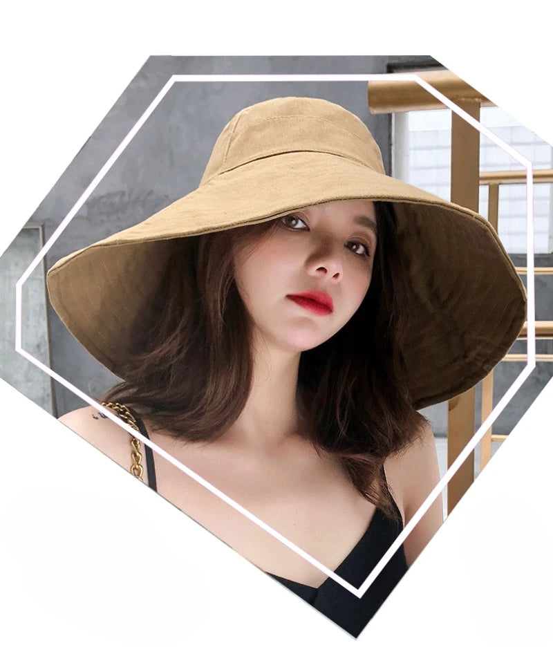 Japanese Sunshade Oversized Female Hat