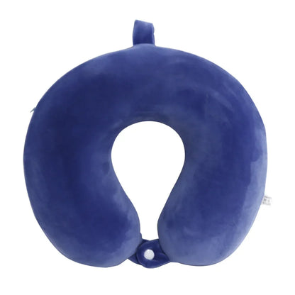 Polyester Solid Color Memory Foam Memory Pillow U-shaped Pillow Soft Comfortable Travel Neck Office Nap Pillow