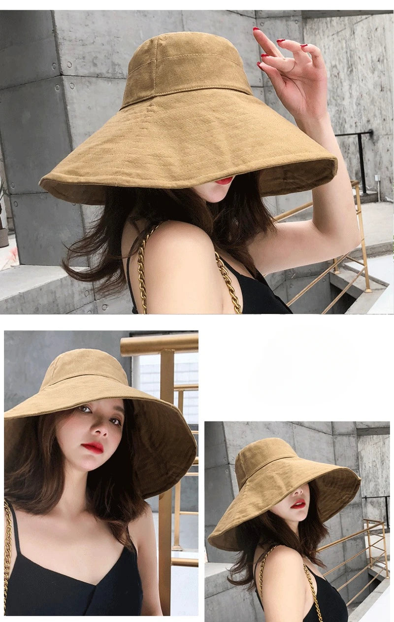 Japanese Sunshade Oversized Female Hat