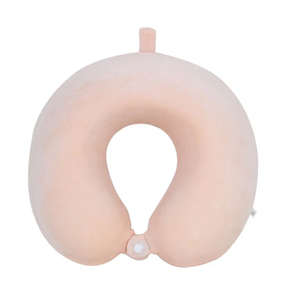 Polyester Solid Color Memory Foam Memory Pillow U-shaped Pillow Soft Comfortable Travel Neck Office Nap Pillow
