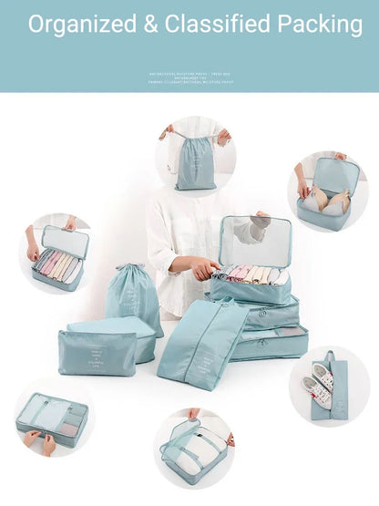 GlobeSet 7-Piece Packing Cubes