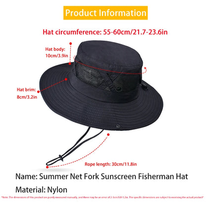 Men's Sunscreen Adventure Hat