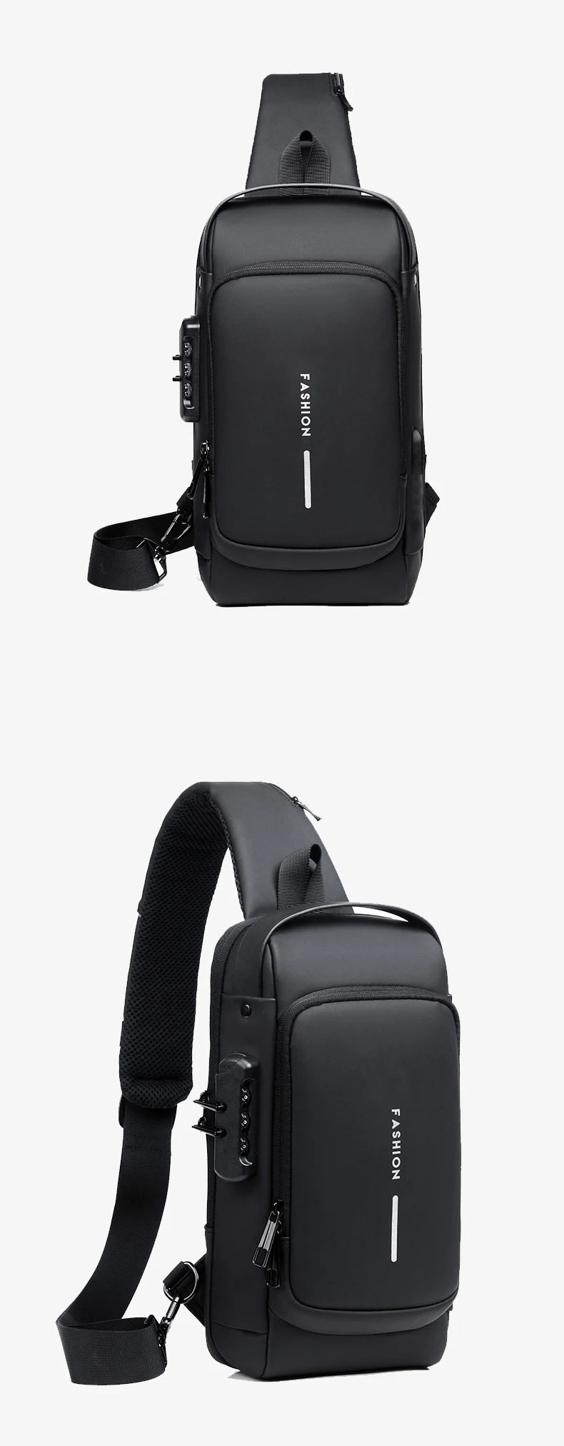 Anti-theft USB Shoulder Bag