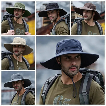 Summer Mountaineering Hat, Unisex Sun Protection Hat