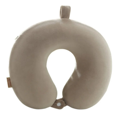 Polyester Solid Color Memory Foam Memory Pillow U-shaped Pillow Soft Comfortable Travel Neck Office Nap Pillow