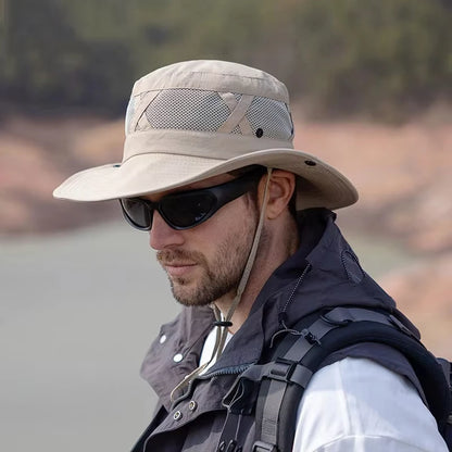 Men's Summer Spring and Autumn Outdoor Mountaineering Hat