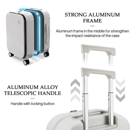 Mixi Design Suitcase Rolling Luggage  18 20 24 Inch