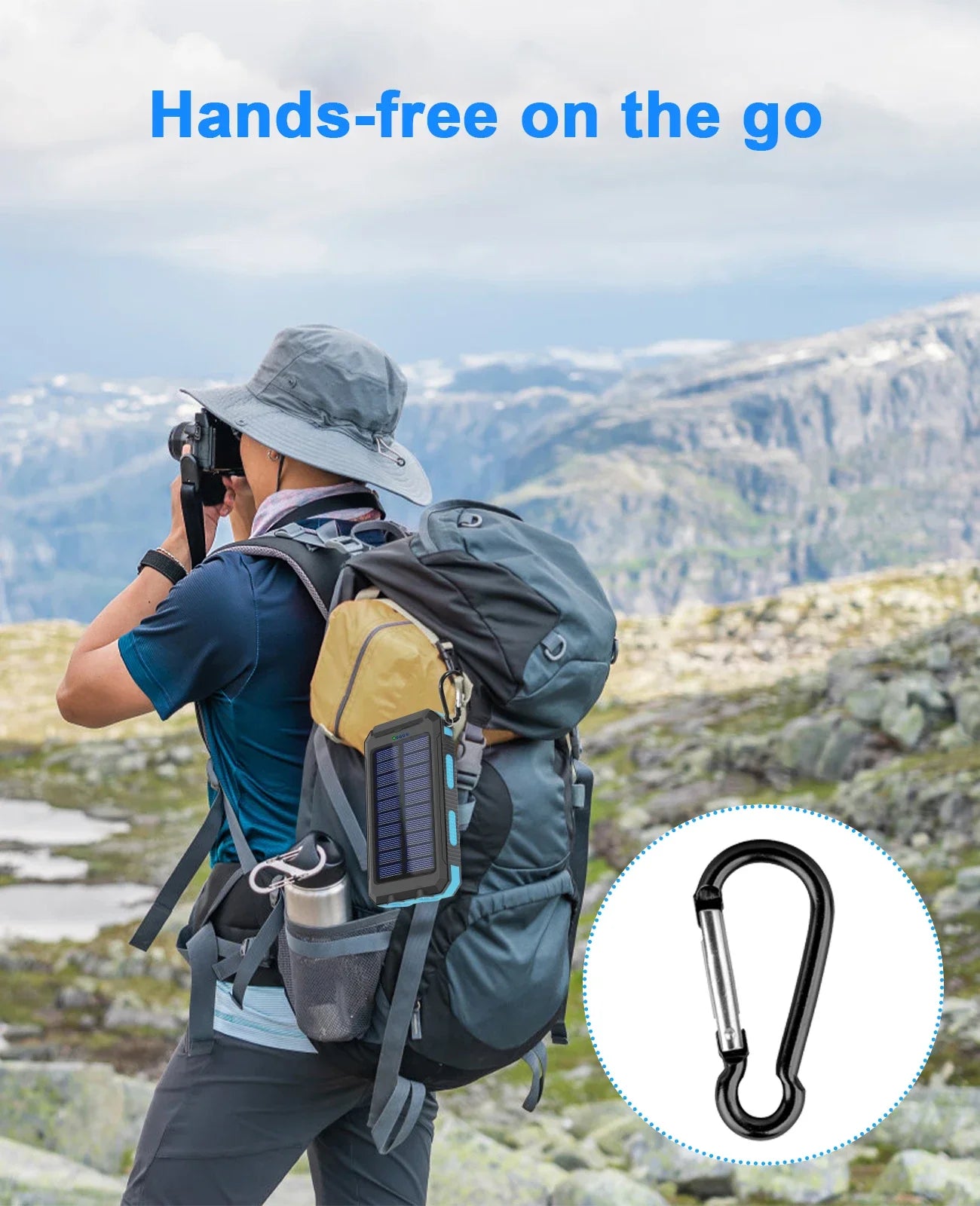 50000mAh Power Bank Waterproof Large Capacity Fast Charging