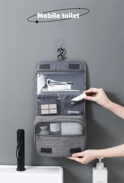 Portable Toiletry Washbag with Hanging Hook