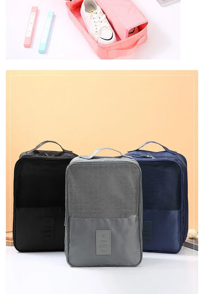 3 Layers Portable Travel Shoe Bag