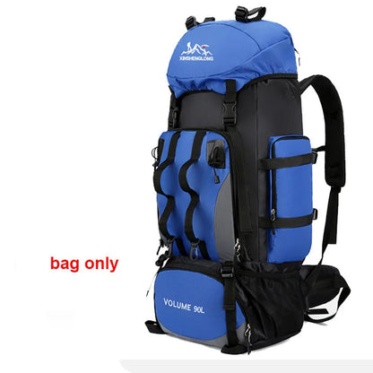90L Waterproof Trekking Bag Large Capacity