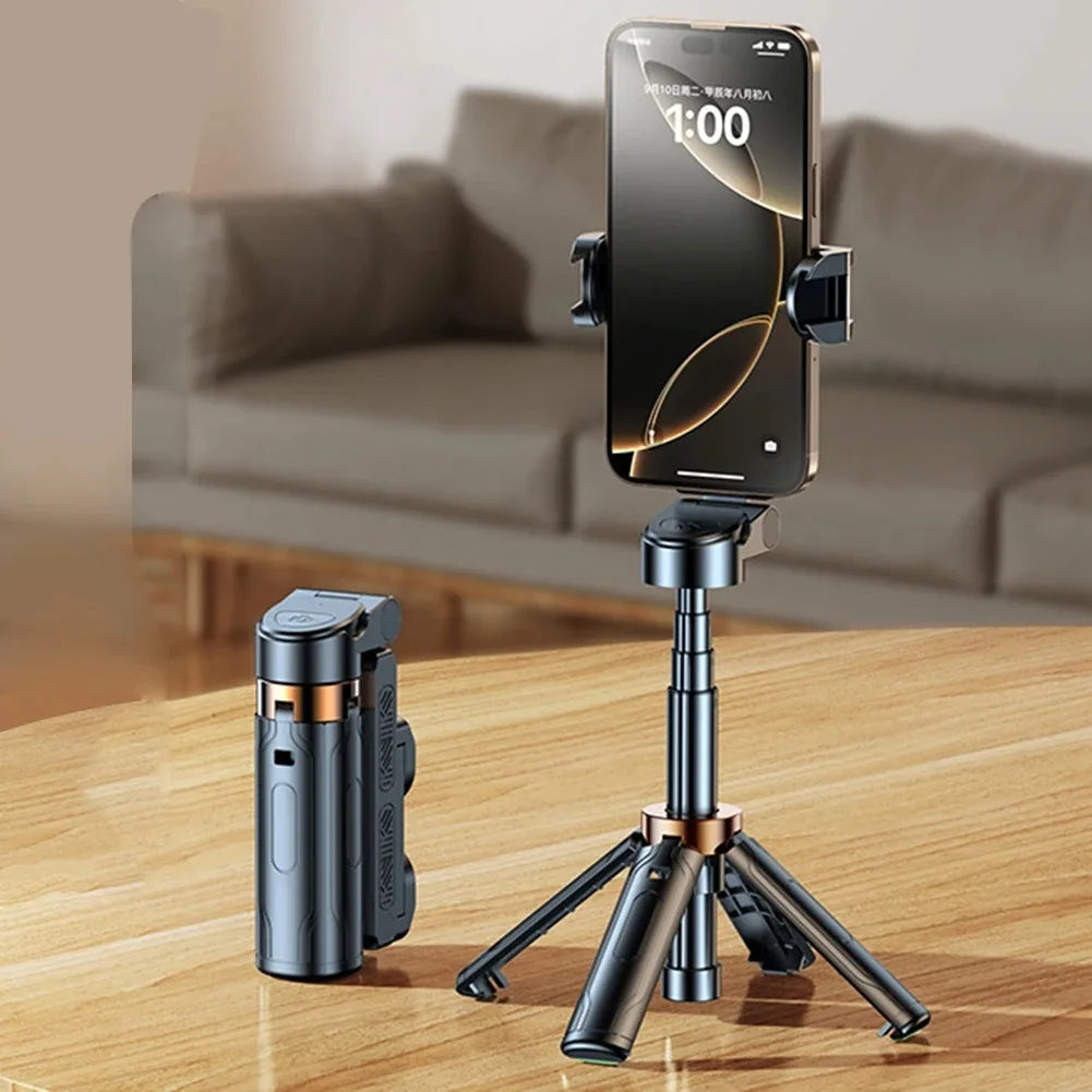 Super Mini Selfie Stick Portable Phone Holder Shooting Aid Versatile Integrated Design Bluetooth Remote For Live Broadcast