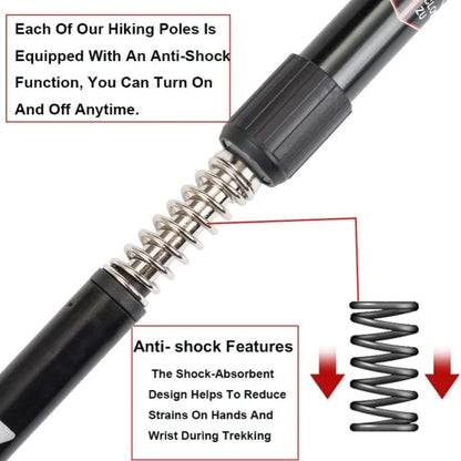 Hiking Trekking Poles, Lightweight