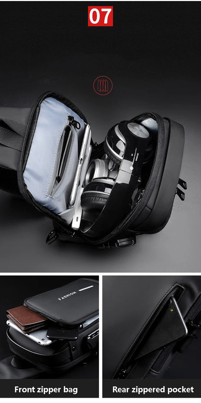 Anti-theft USB Shoulder Bag