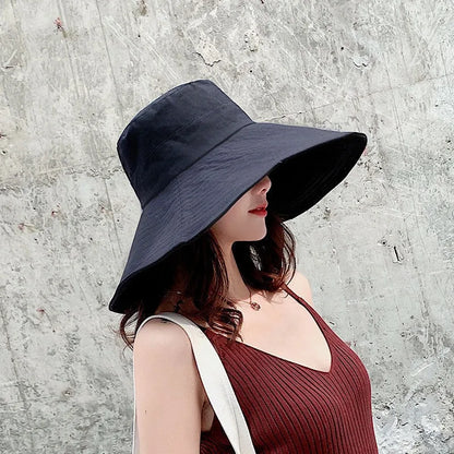 Japanese Sunshade Oversized Female Hat