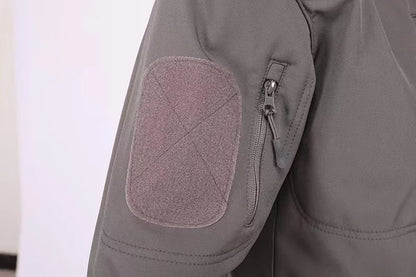 Men's Winter SoftShell Fleece Waterproof Jackets Male Hood Coats For Fishin/Hiking/Camping