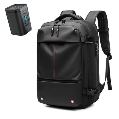 Men Travel Backpack with vacuum compression 17" Laptop Backpack