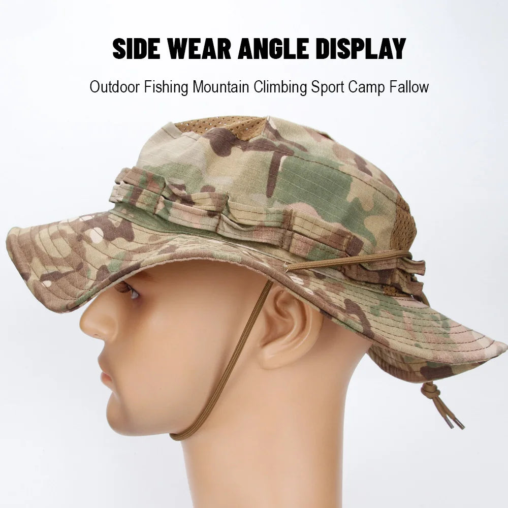 Men's Outdoor Hiking Hat, Camo
