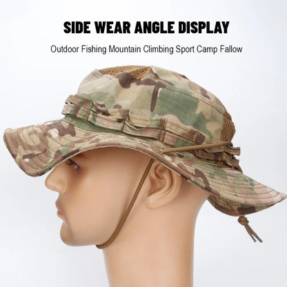 Men's Outdoor Hiking Hat, Camo