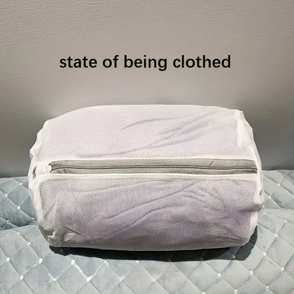 Durable Mesh Laundry Bag for Running Shoes, Socks & Bras with Zipper Closure