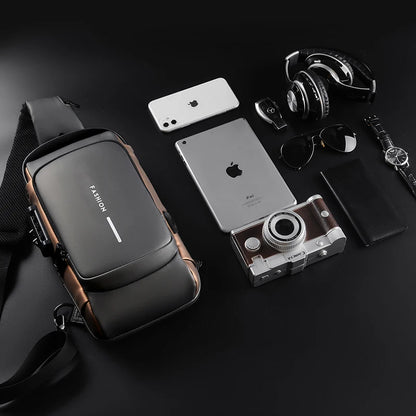 Anti-theft USB Shoulder Bag